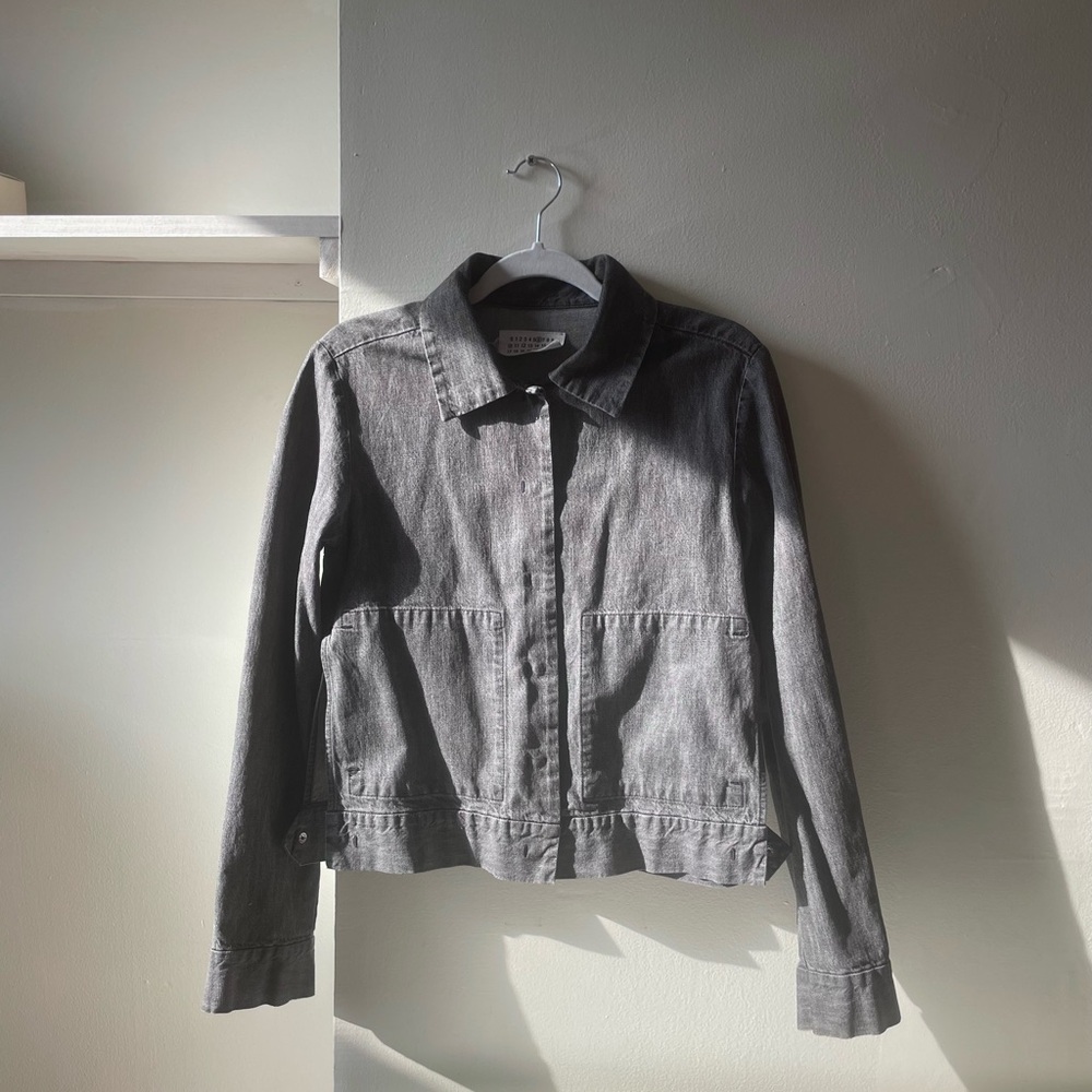 Maison Martin Margiela Gray Jean Jacket Classic Style
